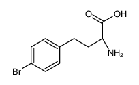 (S)-2-Amino-4-(4-bromophenyl)butanoic acid Structure