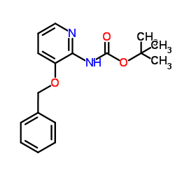 2-Methyl-2-propanyl [3-(benzyloxy)-2-pyridinyl]carbamate Structure