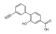 4-(3-cyanophenyl)-3-hydroxybenzoic acid结构式