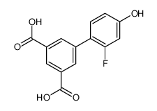 5-(2-fluoro-4-hydroxyphenyl)benzene-1,3-dicarboxylic acid结构式