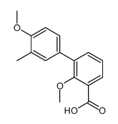 2-methoxy-3-(4-methoxy-3-methylphenyl)benzoic acid结构式
