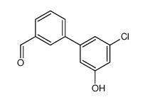 3-(3-chloro-5-hydroxyphenyl)benzaldehyde Structure
