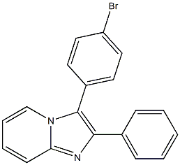 3-(4-bromophenyl)-2-phenylimidazo[1,2-a]pyridine Structure