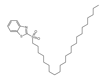 2-(tricosanylsulfonyl)benzo[d]thiazole结构式