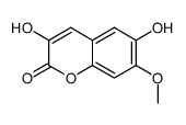 3-hydroxyisoscopoletin结构式