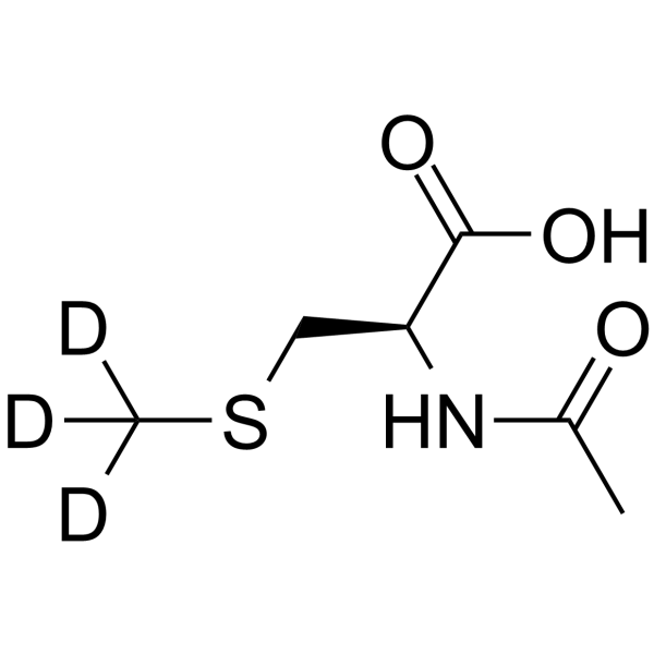 n-acetyl-s-methyl-l-cysteine-d3 structure