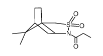 N-Propionyl-(2S)-bornane-10,2-sultam structure