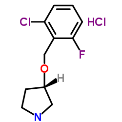 (3S)-3-[(2-Chloro-6-fluorobenzyl)oxy]pyrrolidine hydrochloride (1:1)图片