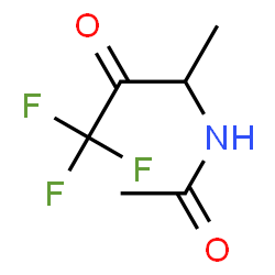 Acetamide,N-(3,3,3-trifluoro-1-methyl-2-oxopropyl)- Structure