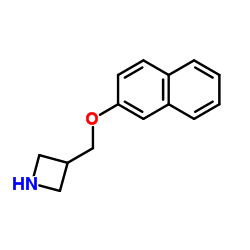 3-[(2-Naphthyloxy)methyl]azetidine Structure