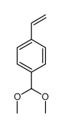 1-(dimethoxymethyl)-4-ethenylbenzene Structure