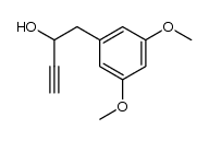 1-(3,5-dimethoxyphenyl)but-3-yn-2-ol Structure