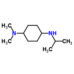 N'-Isopropyl-N,N-dimethyl-1,4-cyclohexanediamine结构式