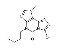 6-butyl-9-methyl-2H-[1,2,4]triazolo[3,4-f]purine-3,5-dione结构式