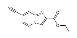 7-cyano-imidazo[1,2-a]pyridine-2-carboxylic acid ethyl ester structure