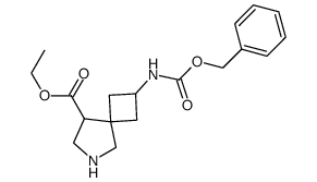 ethyl 2-(((benzyloxy)carbonyl)amino)-6-azaspiro[3.4]octane-8-carboxylate Structure