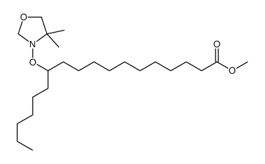 methyl 12-[(4,4-dimethyl-1,3-oxazolidin-3-yl)oxy]octadecanoate结构式