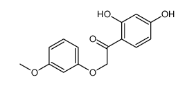 1-(2,4-dihydroxyphenyl)-2-(3-methoxyphenoxy)ethanone Structure