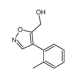 [4-(2-Methylphenyl)-1,2-oxazol-5-yl]methanol Structure
