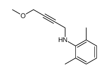 N-(4-methoxybut-2-ynyl)-2,6-dimethylaniline Structure