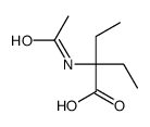 Butanoic acid,2-(acetylamino)-2-ethyl- Structure