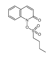 1-(butane-1-ylsulfonoyloxy)-2(1H)-quinolone Structure