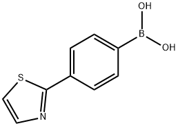 4-(1,3-Thiazol-2-yl)phenylboronic acid structure