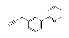 2-(3-(pyrimidin-2-yl)phenyl)acetonitrile结构式