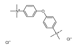 trimethyl-[4-[4-(trimethylazaniumyl)phenoxy]phenyl]azanium,dichloride结构式