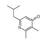 Pyrazine, 2,3-dimethyl-5-(2-methylpropyl)-, 1-oxide (9CI) structure