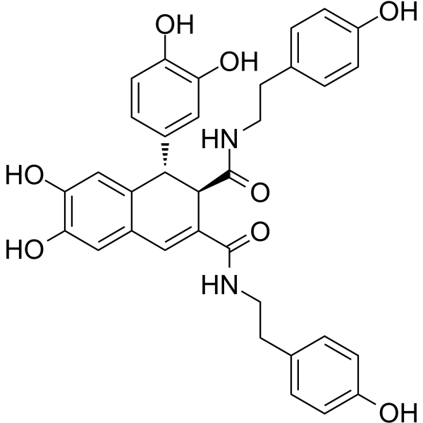 Cannabisin B Structure