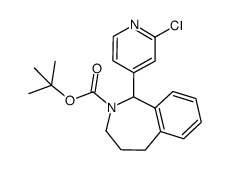 tert-butyl 1-(2-chloropyridin-4-yl)-4,5-dihydro-1H-benzo[c]azepine-2(3H)-carboxylate structure