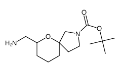 tert-butyl 7-(aminomethyl)-6-oxa-2-azaspiro[4.5]decane-2-carboxylate structure