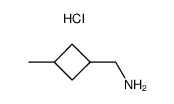 (3-Methylcyclobutyl)methanaminehydrochloride Structure