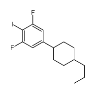 1,3-difluoro-2-iodo-5-(4-propylcyclohexyl)benzene Structure