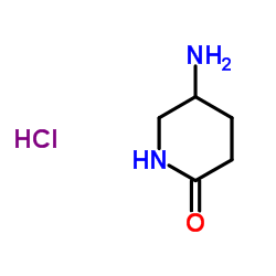 5-Amino-2-piperidinone hydrochloride (1:1) Structure