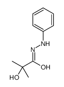 2-hydroxy-2-methyl-N'-phenylpropanehydrazide Structure