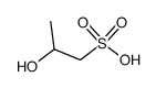 2-hydroxy-propanesulfonic acid结构式