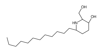 (2R,3S,6S)-6-dodecyl-2-(hydroxymethyl)piperidin-3-ol Structure