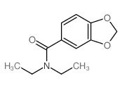 1,3-Benzodioxole-5-carboxamide,N,N-diethyl-结构式