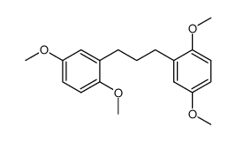 1,3-Bis-(2,5-dimethoxy-phenyl)-propan结构式