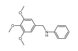 N-(3,4,5-trimethoxybenzyl)aniline Structure