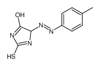 5-[(4-methylphenyl)diazenyl]-2-sulfanylideneimidazolidin-4-one结构式