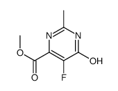 methyl 5-fluoro-2-methyl-4-oxo-1H-pyrimidine-6-carboxylate结构式
