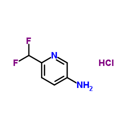 6-(三氟甲基)吡啶-3-胺盐酸盐结构式