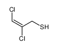 2,3-dichloroprop-2-ene-1-thiol Structure
