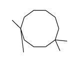 1,1,5,5-tetramethylcyclodecane结构式