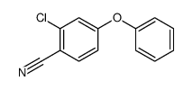2-chloro-4-phenoxybenzonitrile Structure