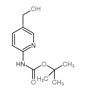 tert-Butyl (5-(hydroxymethyl)pyridin-2-yl)carbamate structure