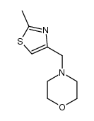 4-(2-methyl-thiazol-4-ylmethyl)-morpholine Structure